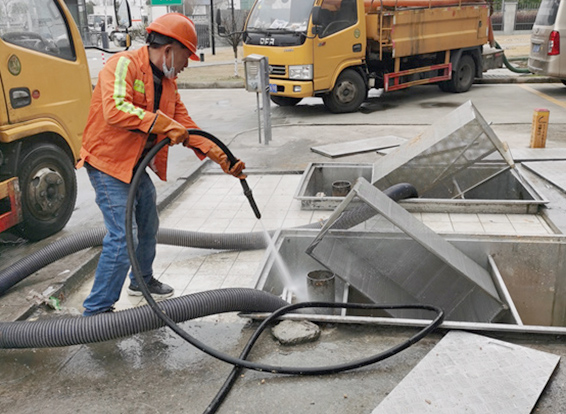 于田隔油池清理